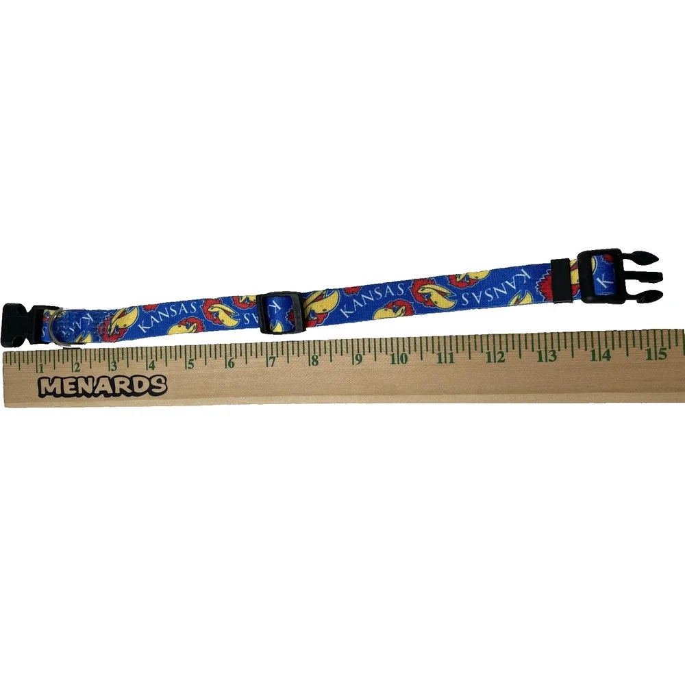 Kansas Jayhawks KU Dog Bandana & Adjustable Collar Set Little Earth